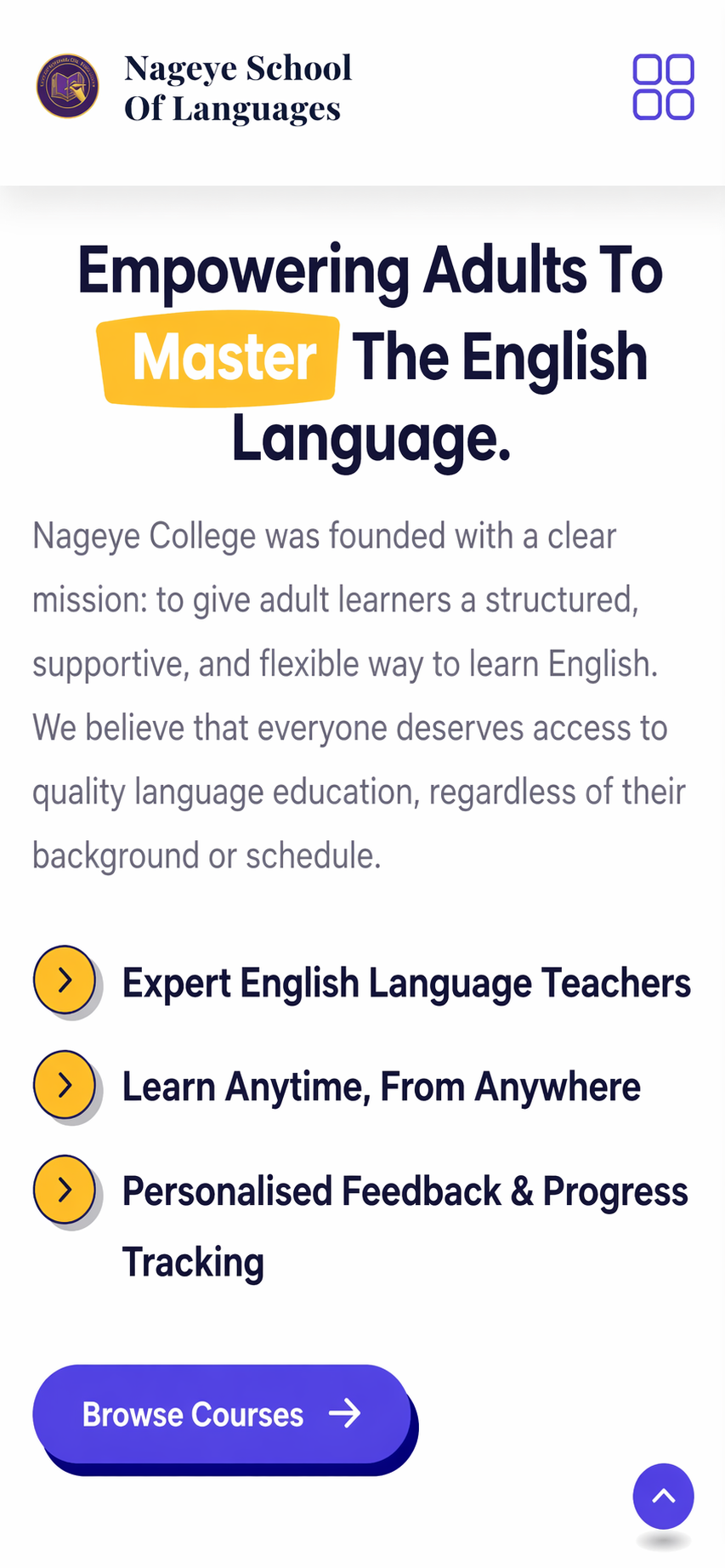 Nageye platform on mobile
