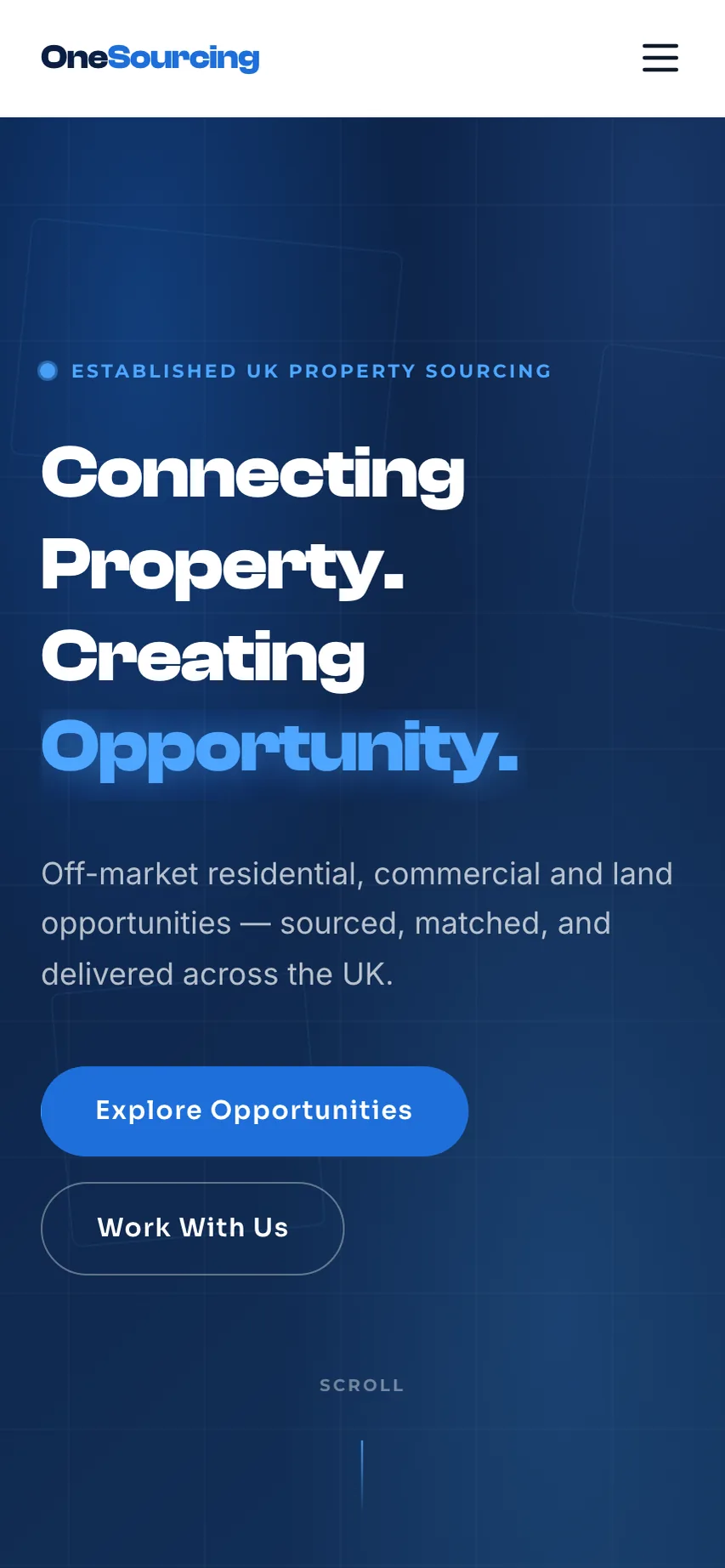 OneSourcing on mobile